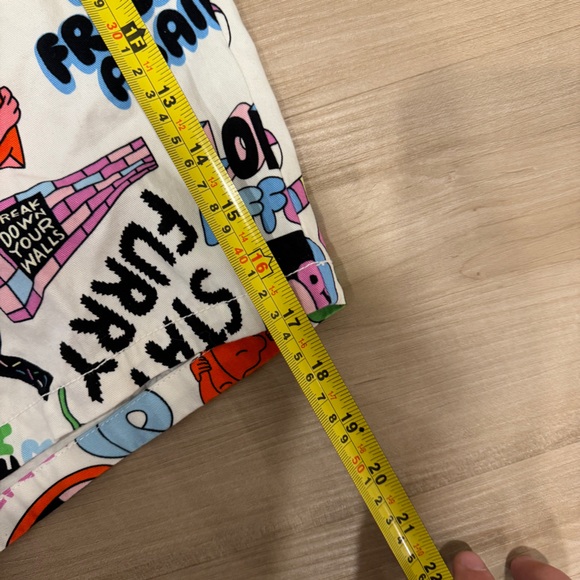 Jeremyville/Forever21 colab shorts XL 80’s inspired print  limited edition - Picture 8 of 8